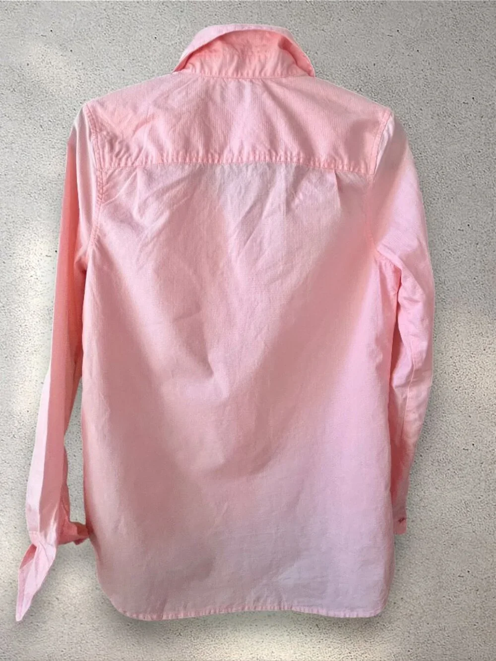 Kate Spade Saturday | Pastel Pink / Peach Grid Button-Down Shirt